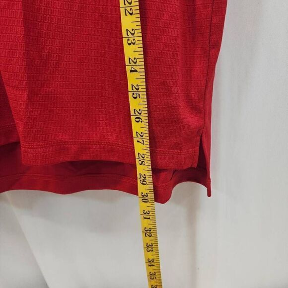 Adidas Golf Size Large Red Polo Short Sleeve Budweiser Q2 - Picture 3 of 7